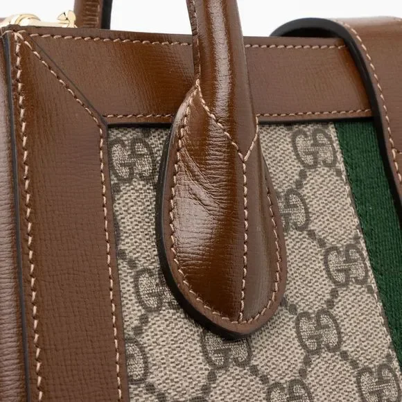 🦄 Rare Gucci GG Supreme Jackie 1961 Medium Tote - Picture 13 of 16